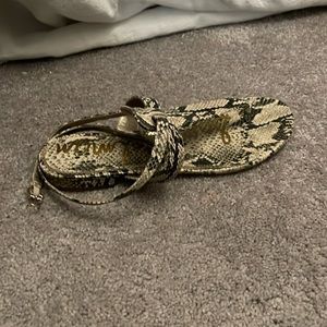 Sam Edelman Snakeskin Sandals